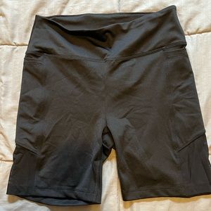 PINK Active Black Gym Shorts